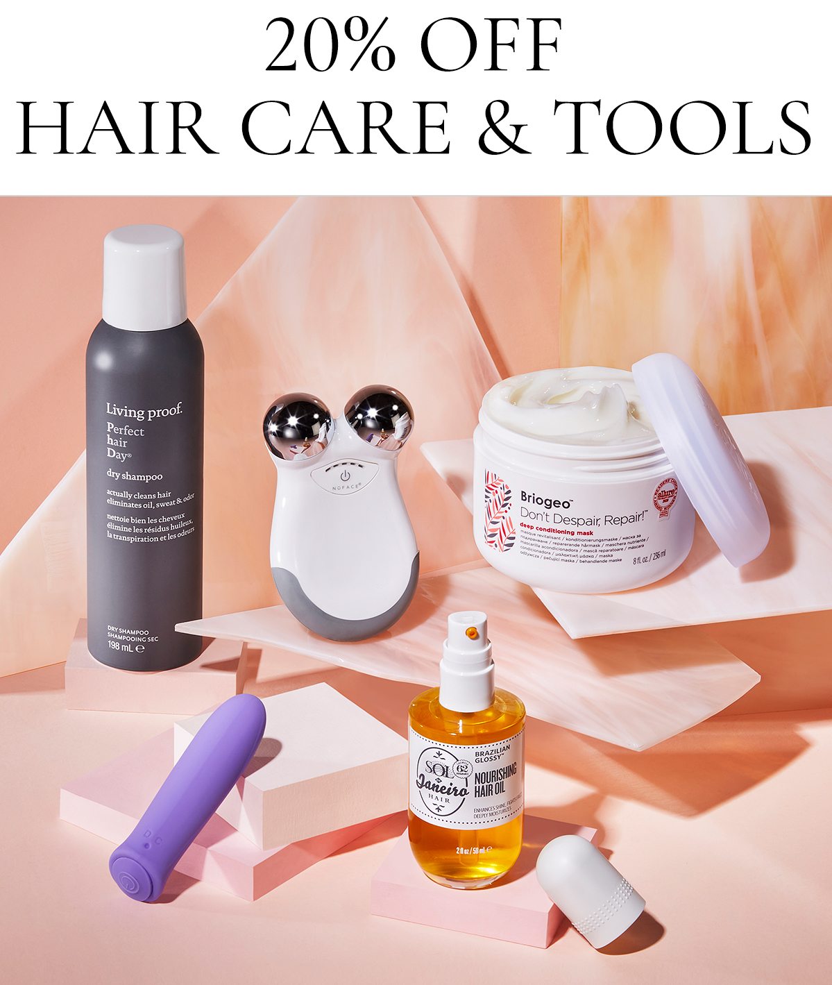 20% OFF HAIR CARE & TOOLS