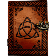 Triquetra Embossed Leather Journal