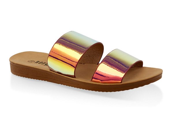 Double Band Slide Sandals