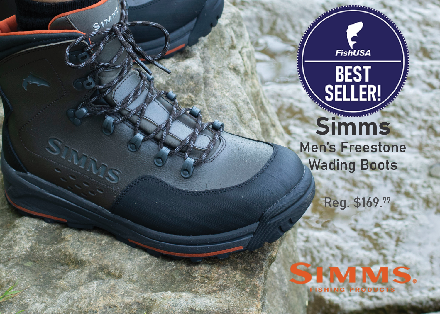 Simms Men's Freestone Wading Boots