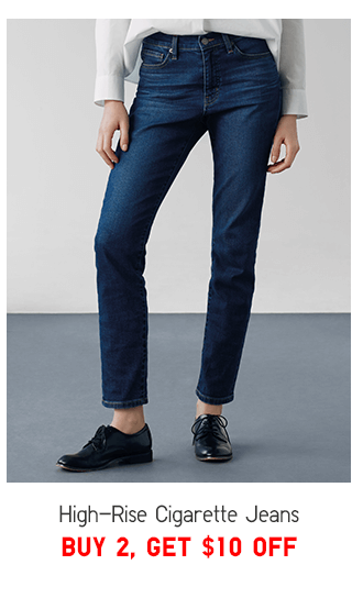 HIGH-RISE CIGARETTE JEANS BUY 2, GET $10 OFF - SHOP MEN