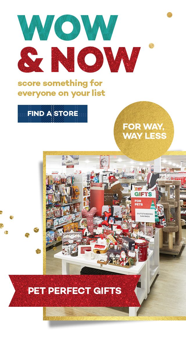 Wow & Now. Score something for everyone on your list. Find a store.