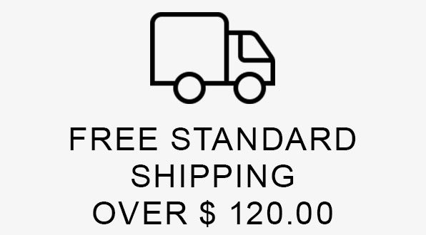 FREE STANDARD SHIPPING OVER $120.00