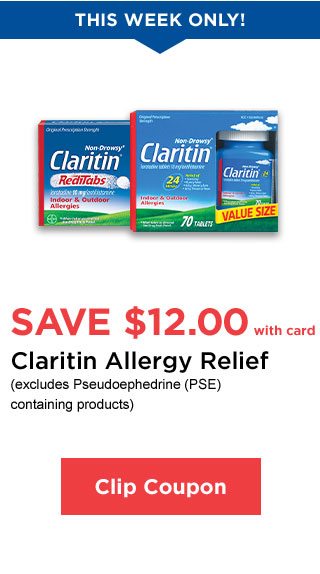 Claritiin - Clip Coupon