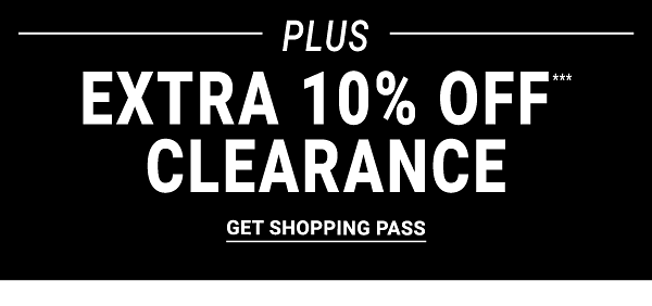 Plus Extra 10% off Clearance - Get Shopping Pass