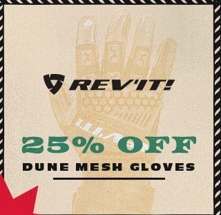 Rev'IT! 25% off dune mesh gloves