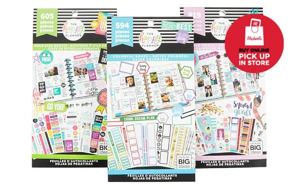 30 Sheet Value Sticker Books by The Happy Planner