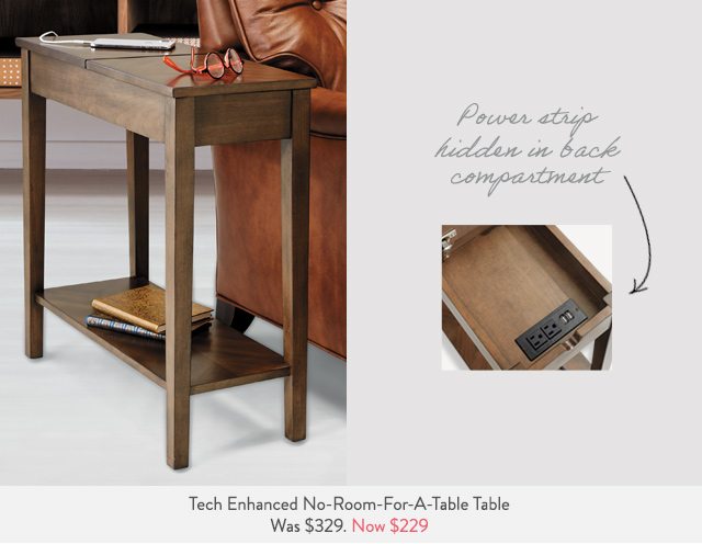 Shop Tech Enhanced No-Room-for-a-Table™ Table