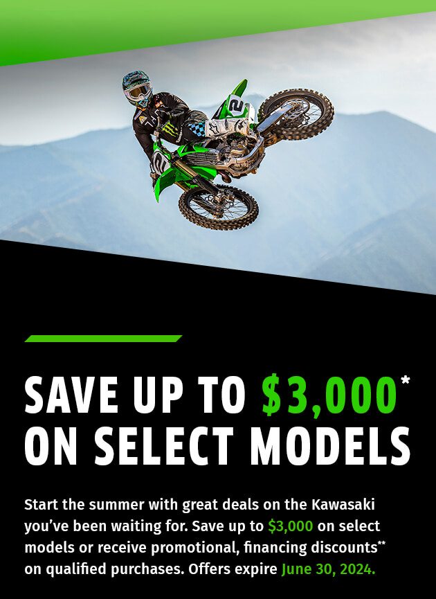 SAVE UP TO $3,000* ON SELECT MODELS