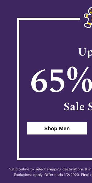 Up to 65% off Sale Styles | Shop Men