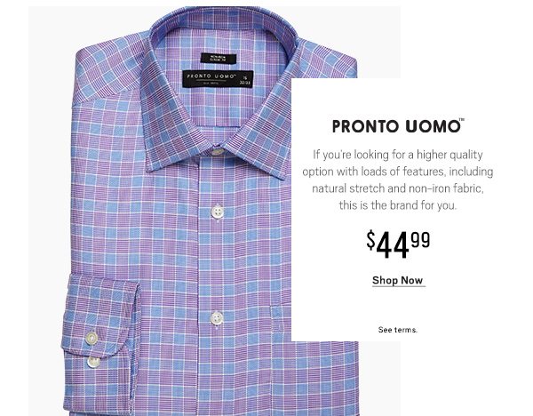 Pronto Uomo Shirts $44.99 - Shop Now