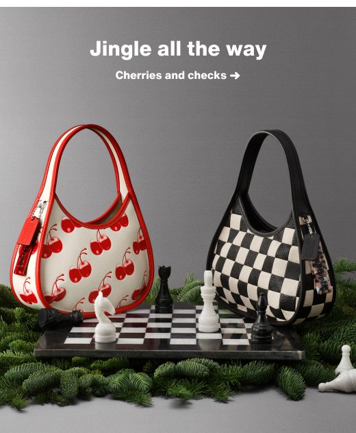 Jingle all the way. Cherries and checks →