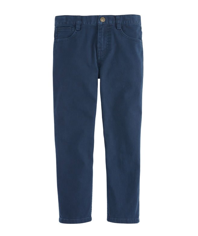 Boys Canvas 5-Pocket Pants