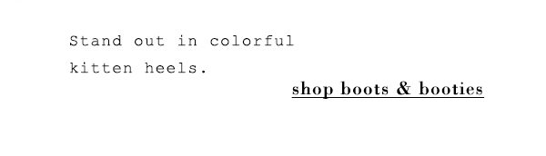 Shop boots.