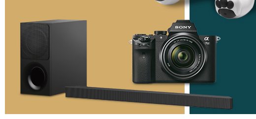 Big savings on cameras, soundbars and more