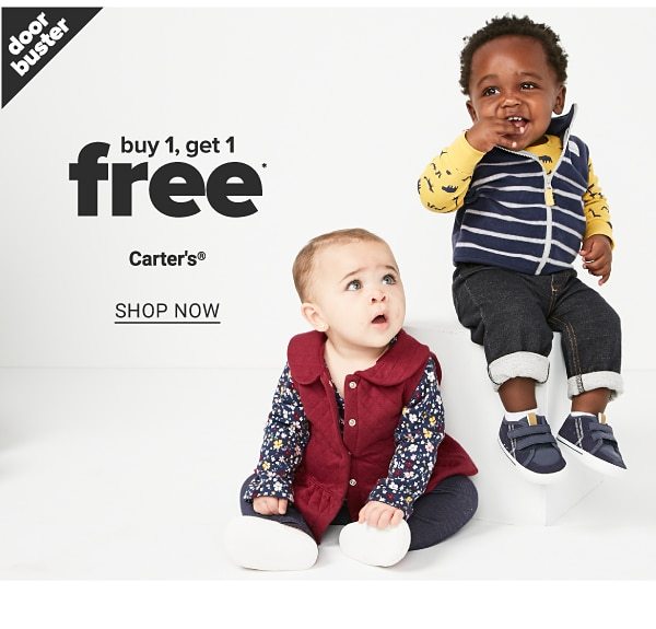 Buy 1, Get 1 FREE Carter's - Shop Now