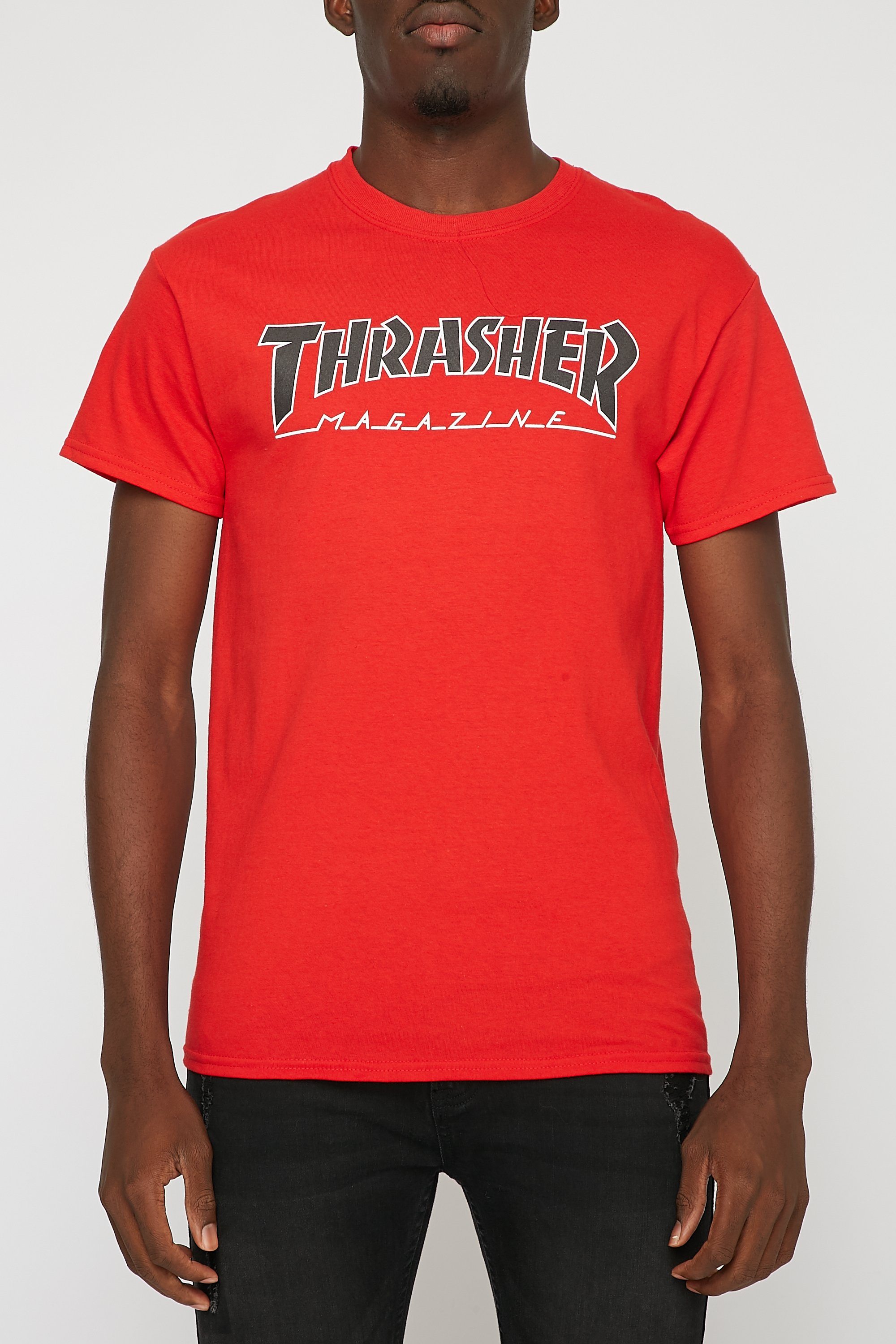 Image of Mens Thrasher Magazine Tee - Red