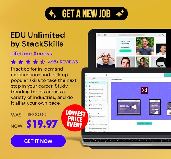 EDU Unlimited by StackSkills: Lifetime Access