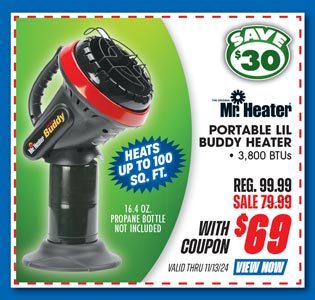 Mr. Heater Portable Little Buddy Heater