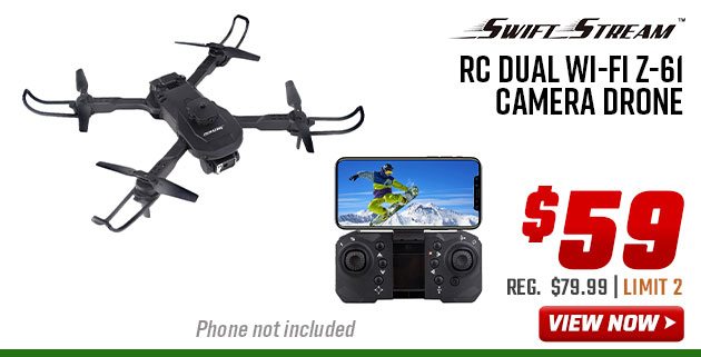 Swift Stream RC Dual Wi-Fi Z-61 Camera Drone