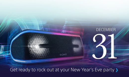 DECEMBER 31 | Pump up the volume on the XB41 Wireless Speaker | Get ready to rock out at your New Year's Eve party