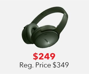 Bose QuietComfort Wireless Noise Cancelling Headphones in Cypress Green $249