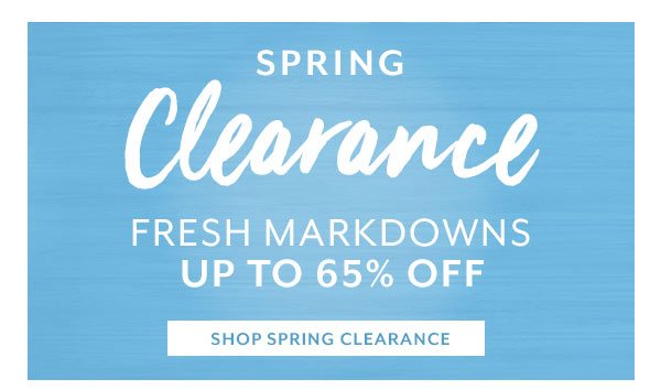 Spring Clearance