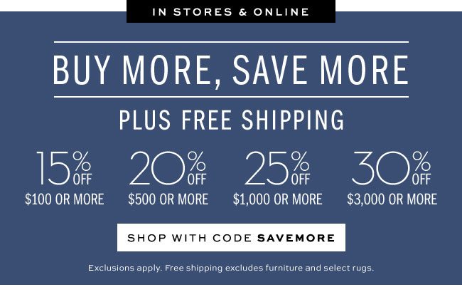 BUY MORE, SAVE MORE