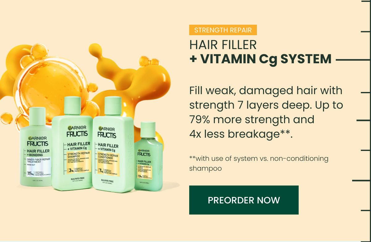 HAIR FILLER + VITAMIN Cg SYSTEM