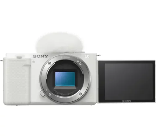 Sony Alpha Mirrorless Vlog Camera (White)