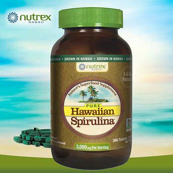 Pure Hawaiian Spirulina 3,000 mg, 360 Tablets