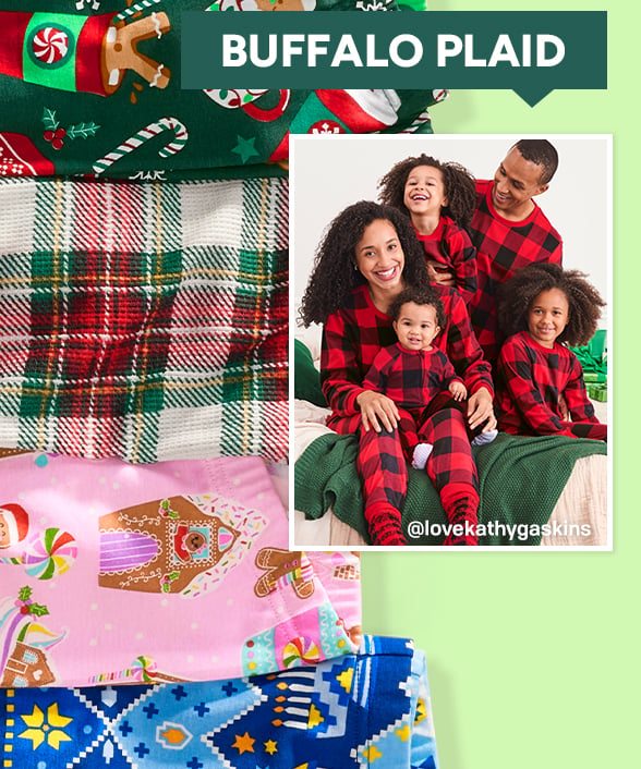 Matching Family Pajamas - Red Buffalo Plaid Collection