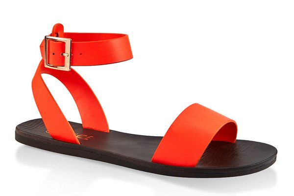 One Band Ankle Strap Sandals