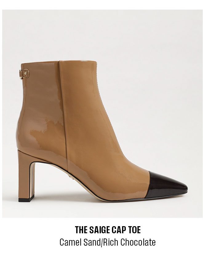 The Saige Cap Toe (Camel Sand/Rich Chocolate)