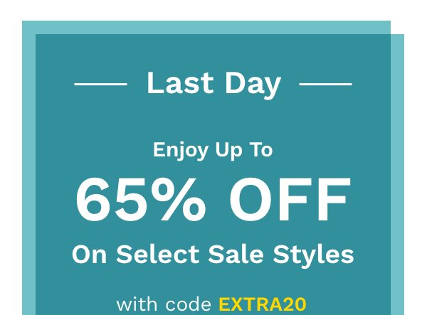 Last day To Save Up To 65% 