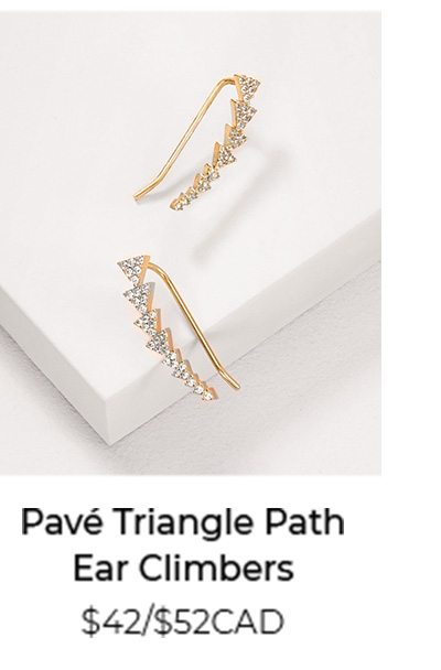 The Pave Triangle Ear Path