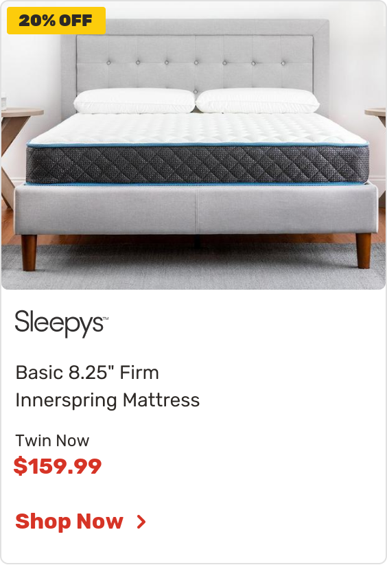 Basic 8.25 inch Firm Innerspring Mattress