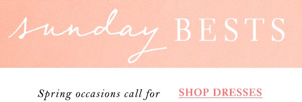 Shop dresses.