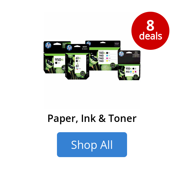 Shop Paper, Ink, Or Toner