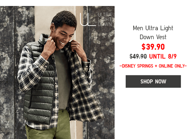 ULTRA LIGHT DOWN VEST - SHOP MEN