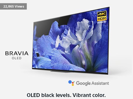 OLED black levels. Vibrant color. | 65