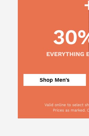 30 Off Mens