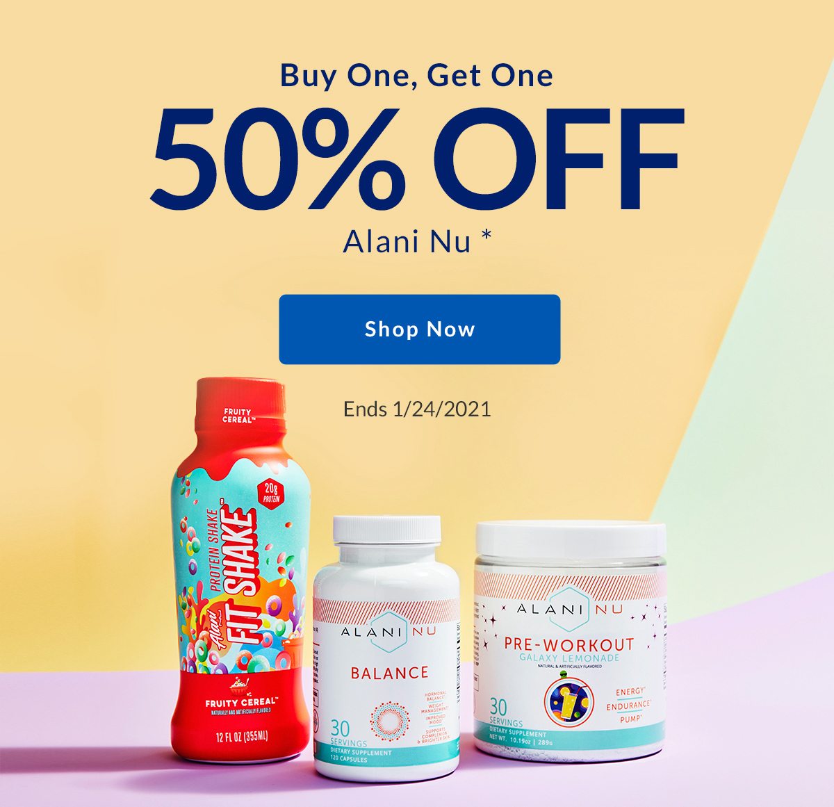 Buy One, Get One 50% OFF Alani Nu * | Shop Now | Ends 1/24/2021