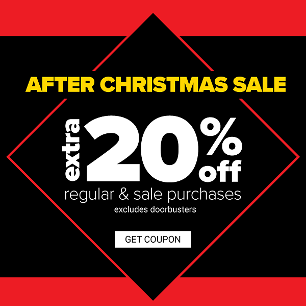 Extra 20% off Regular & Sale Purchases excludes Doorbusters - Shop Now