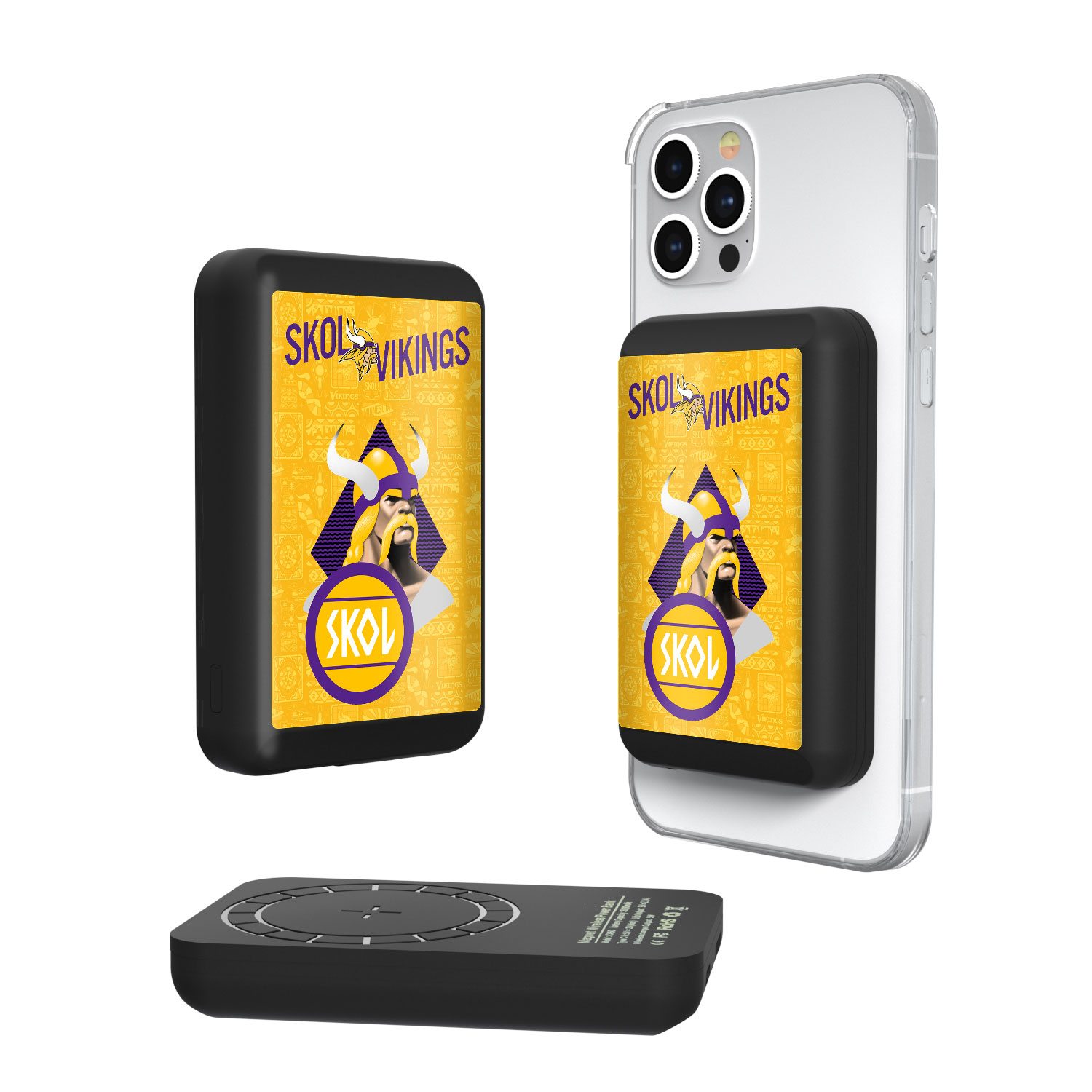 Keyscaper Black 5000mAh Wireless Magnetic Power Bank