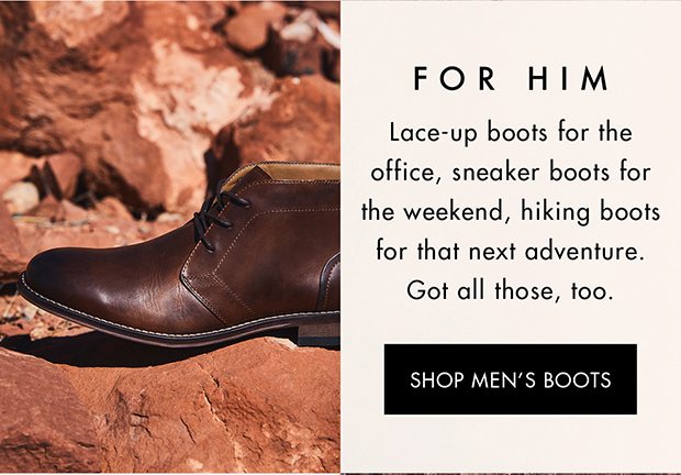 SHOP MEN’S BOOTS