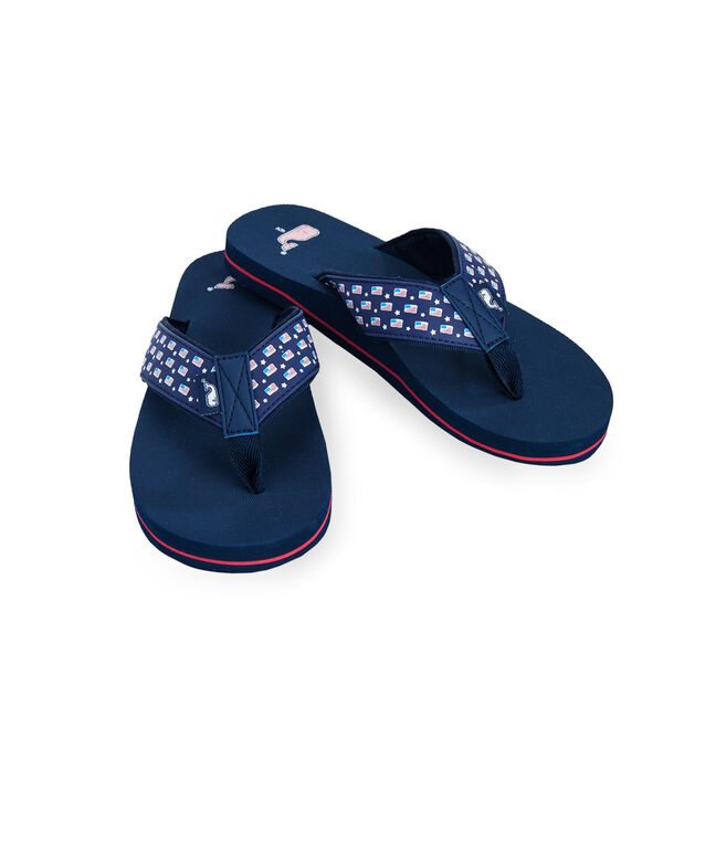 Flags & Stars Classic Flip Flops