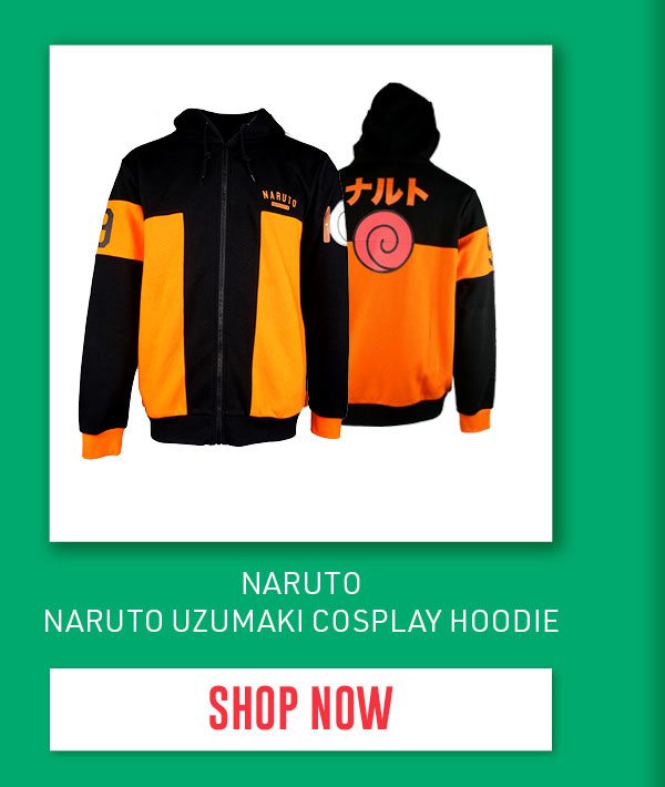 Naruto Uzumaki Cosplay Hoodie