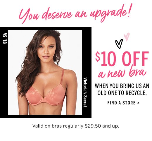 Victoria's Secret on X: You deserve an upgrade! Get $10 off a new
