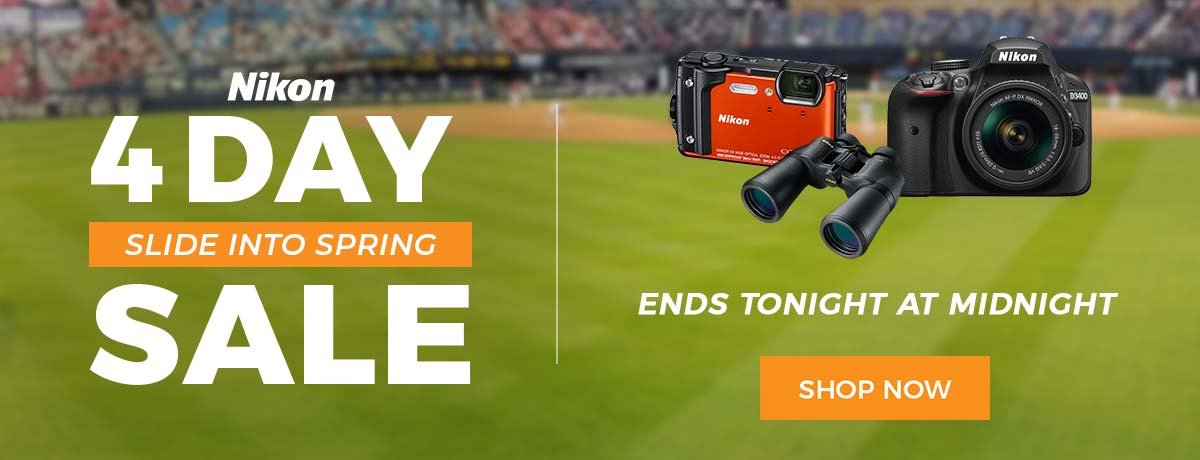 Nikon 4 Day Sale Ends Tonight at Midnight